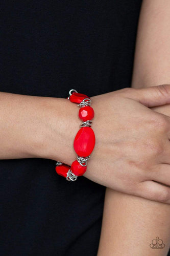 Savor The Flavor - Red - Paparazzi Bracelet