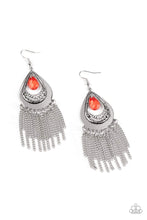 Load image into Gallery viewer, Scattered Storms - Red - Paparazzi Earrings
