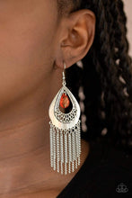 Load image into Gallery viewer, Scattered Storms - Red - Paparazzi Earrings
