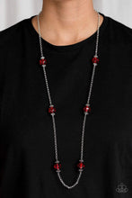 Load image into Gallery viewer, Season of Sparkle - Red - Paparazzi Necklace