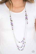 Load image into Gallery viewer, Seasonal Sensation - Purple Necklace