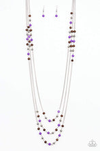 Load image into Gallery viewer, Seasonal Sensation - Purple Necklace