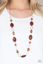 Load image into Gallery viewer, Shimmer Simmer - Brown - Paparazzi Necklace