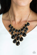 Load image into Gallery viewer, Shop Til You TEARDROP - Black - Paparazzi Necklace