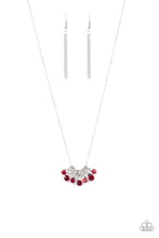 Load image into Gallery viewer, Slide Into Shimmer - Red Necklace