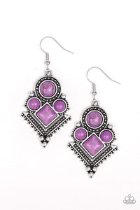 So Sonoran - Purple Earrings