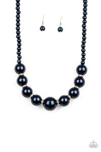 SoHo Socialite - Blue - Paparazzi Necklace