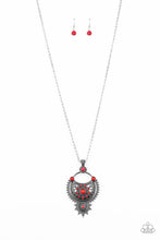 Load image into Gallery viewer, Solar Energy - Red - Paparazzi Necklace