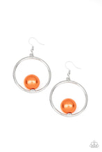 Load image into Gallery viewer, Solitaire REFINEMENT - Orange - Paparazzi Earrings