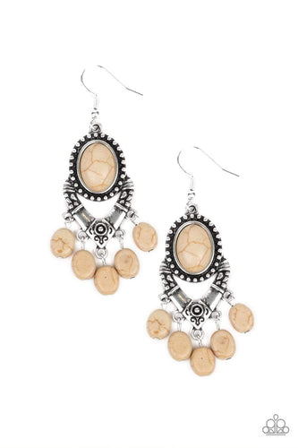 Southern Sandstone - Brown Earrings