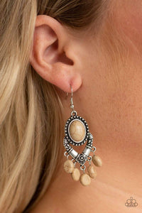 Southern Sandstone - Brown Earrings