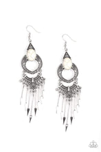 Load image into Gallery viewer, Southern Spearhead - White - Paparazzi Earrings