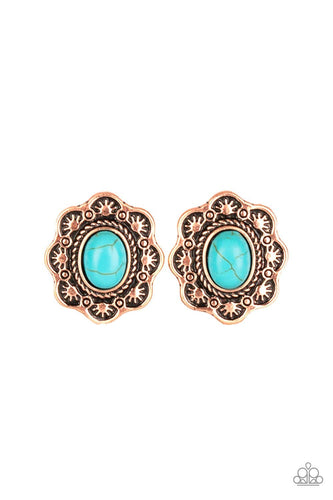 Springtime Deserts - Copper Earrings
