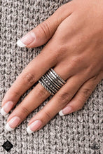 Load image into Gallery viewer, Stacked Odds - Silver - Paparazzi ring