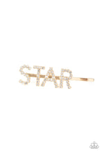 Load image into Gallery viewer, Star In Your Own Show - Gold - Paparazzi Hair Accessories
