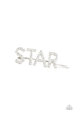 Load image into Gallery viewer, Star In Your Own Show - White - Paparazzi Hair Accessories