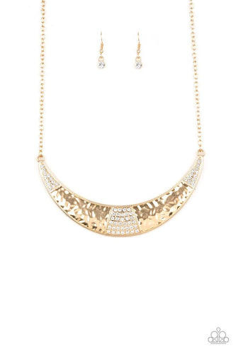Stardust - Gold - Paparazzi Necklace