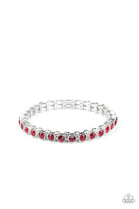 Starry Social - Red - Paparazzi Bracelet