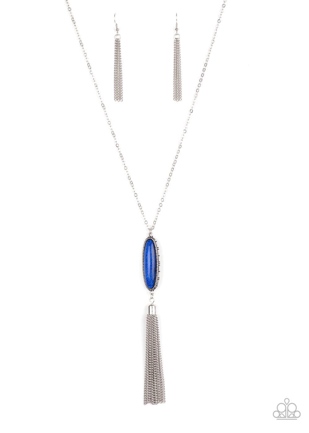Stay Cool - Blue - Paparzzi Necklace