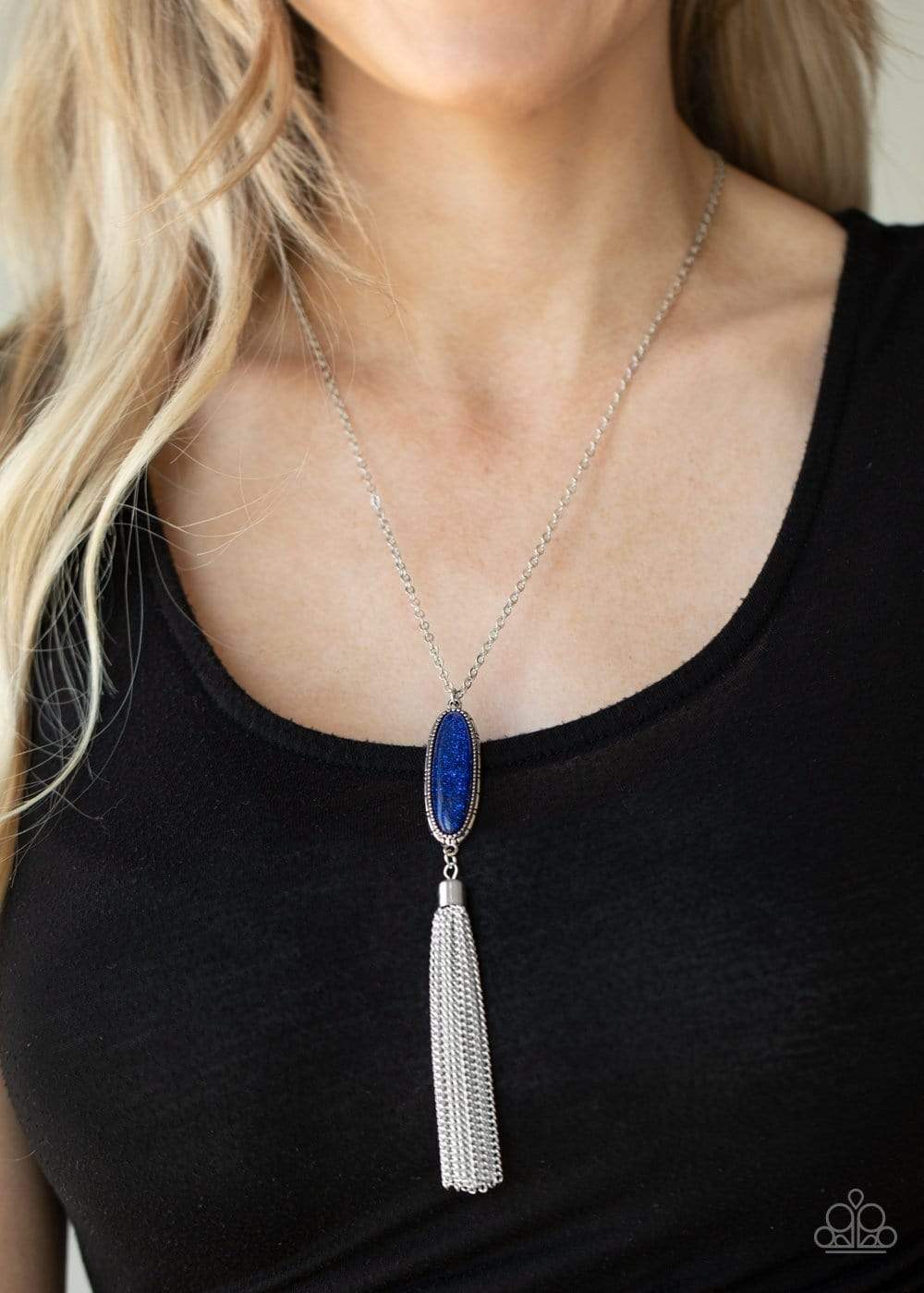 Stay Cool - Blue - Paparzzi Necklace