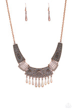 Load image into Gallery viewer, STEER It Up - Copper - Paparazzi Necklace