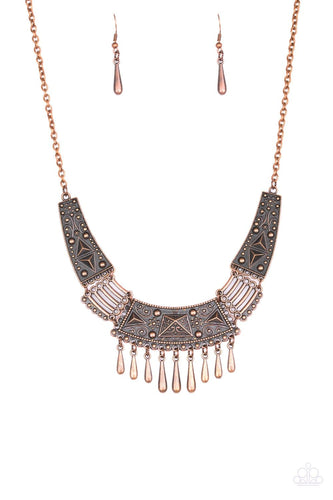 STEER It Up - Copper - Paparazzi Necklace