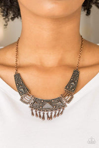 STEER It Up - Copper - Paparazzi Necklace