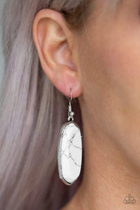 Stone Quest - White Earrings