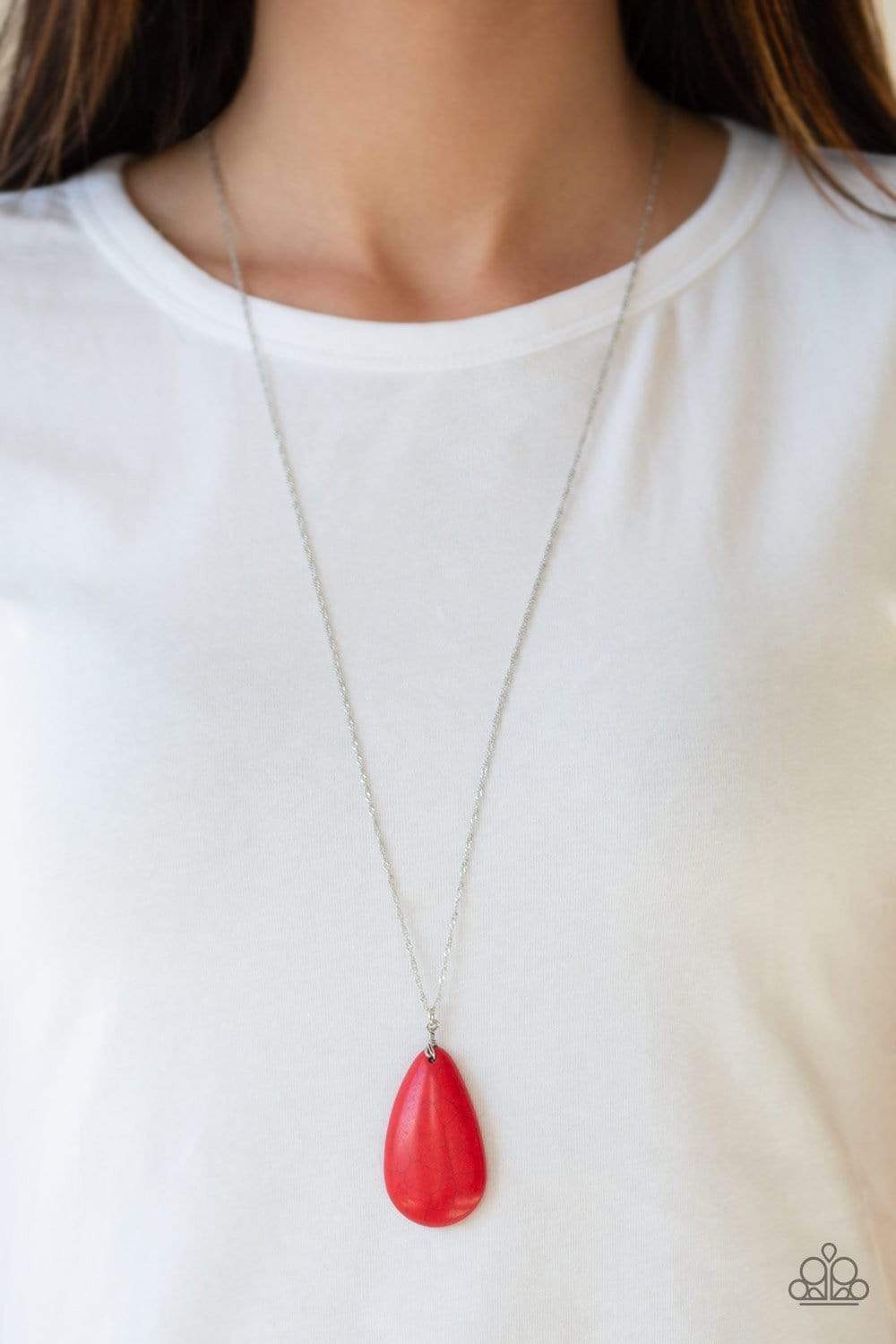 Stone River - Red Necklace