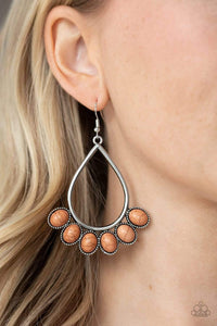 Stone Sky - Brown Earrings