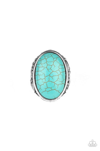 Stonehenge Garden - Blue - Paparazzi Ring