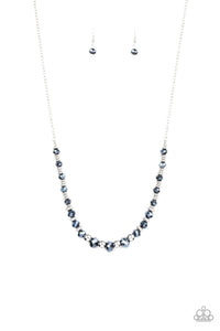 Stratosphere Sparkle - Blue Necklace