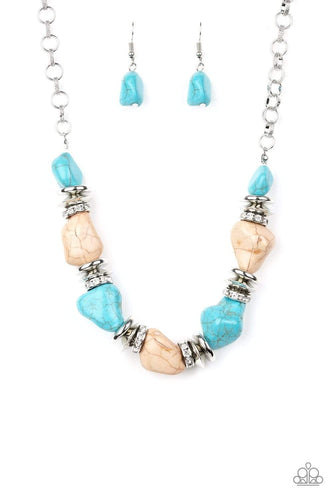 Stunningly Stone Age - Multi - Paparazzi Necklace