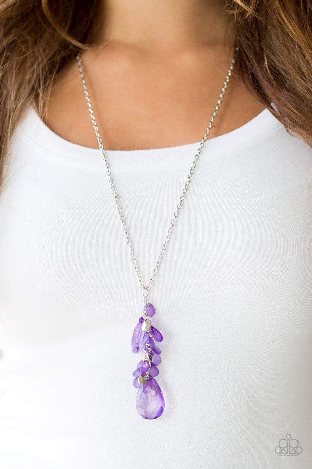 Summer Solo - Purple Necklace