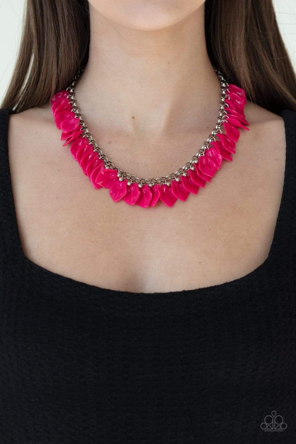 Super Bloom - Pink - Paparazzi Necklace