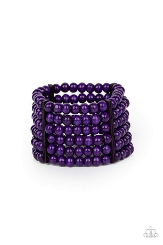 Tanning in Tanzania - Purple - Paparazzi Jewelry