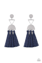 Load image into Gallery viewer, Tassel Trippin - Blue Earrings