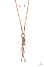 Load image into Gallery viewer, Tasseled Trinket - Copper - Paparazzi Necklace