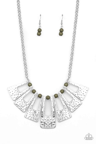 Terra Takeover - Green - Paparazzi Necklace