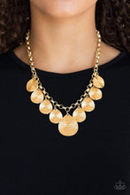 Load image into Gallery viewer, Texture Storm - Gold Necklace