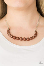 Load image into Gallery viewer, The FASHION Show Must Go On! - Brown Necklace
