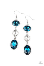 Load image into Gallery viewer, The GLOW Must Go On! - Blue - Paparazzi Earrings