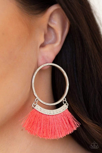 This Is Sparta! - Orange Earrings
