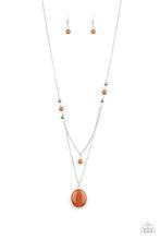 Load image into Gallery viewer, Time to Hit the ROAM - Orange - Paparazzi Necklace