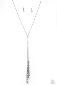 Timeless Tassels - Pink - Paparazzi Necklace