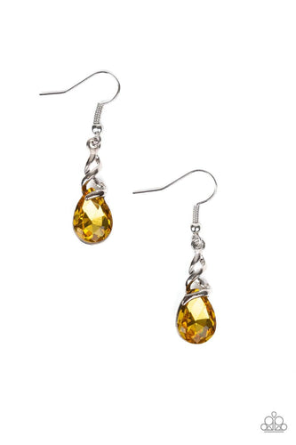 Totally Timeless - Yellow Earrings