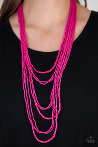 Totally Tonga - Pink - paparazzi Necklace