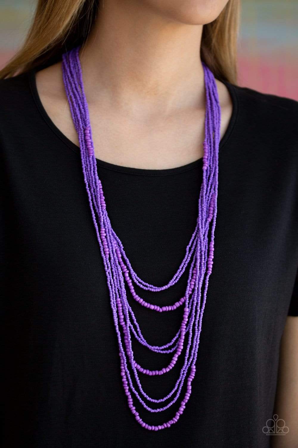 Totally Tonga - Purple - Paparazzi Necklace