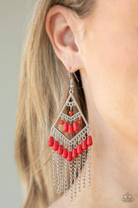 Trending Transcendence - Red Earrings