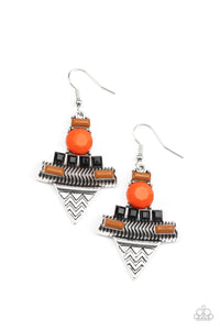 Tribal Terrain - Orange - Paparazzi Jewelry